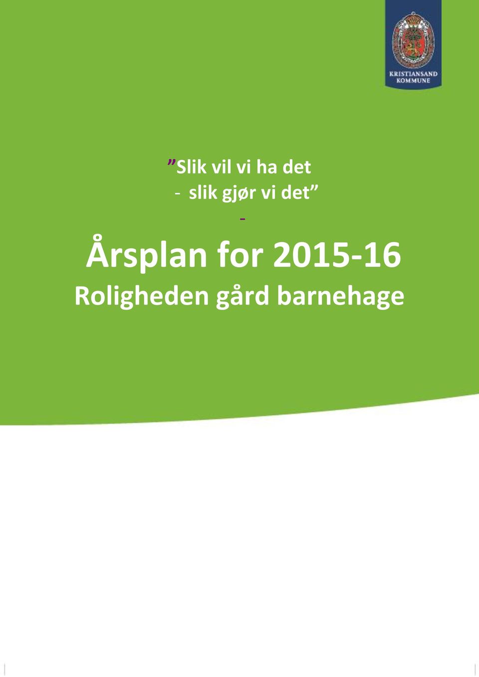 Årsplan for 2015-16
