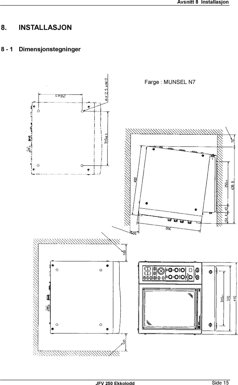 Dimensjonstegninger Farge