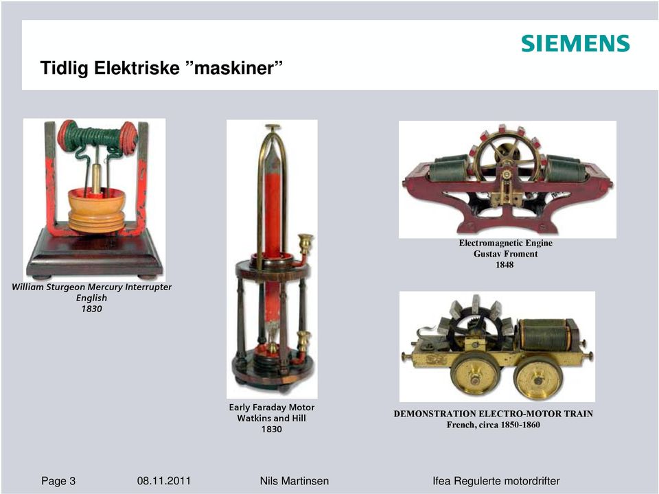 Early Faraday Motor Watkins and Hill 1830 DEMONSTRATION