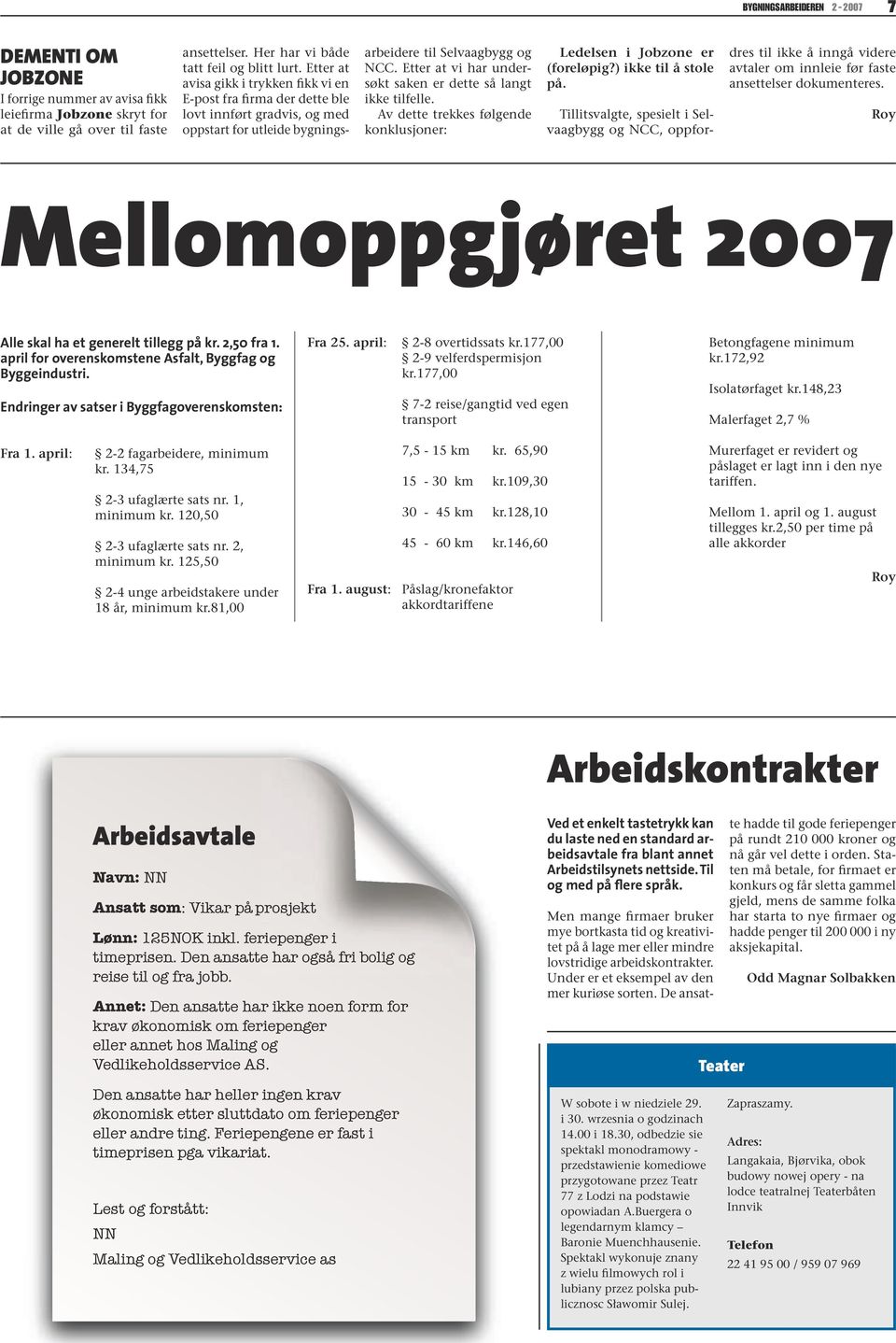 Etter at vi har undersøkt saken er dette så langt ikke tilfelle. Av dette trekkes følgende konklusjoner: Ledelsen i Jobzone er (foreløpig?) ikke til å stole på.