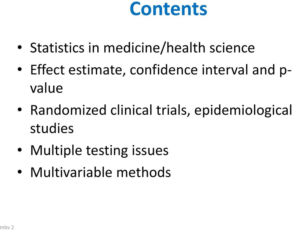 Randomized clinical trials, epidemiological