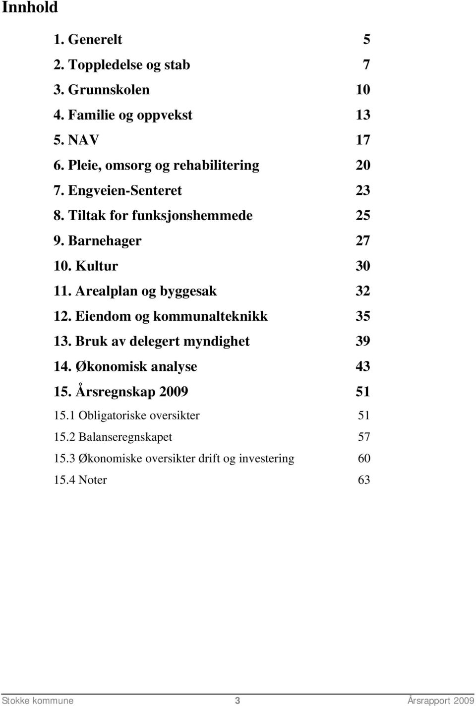 Arealplan og byggesak 32 12. Eiendom og kommunalteknikk 35 13. Bruk av delegert myndighet 39 14. Økonomisk analyse 43 15.