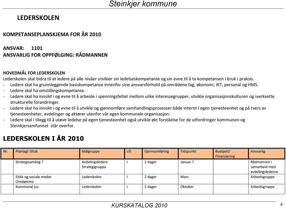 - Ledere skal ha omstillingskompetanse.