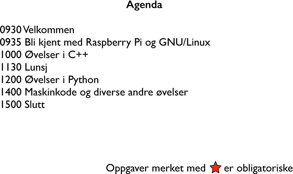 Øvelser i Python 1400 Maskinkode og diverse andre