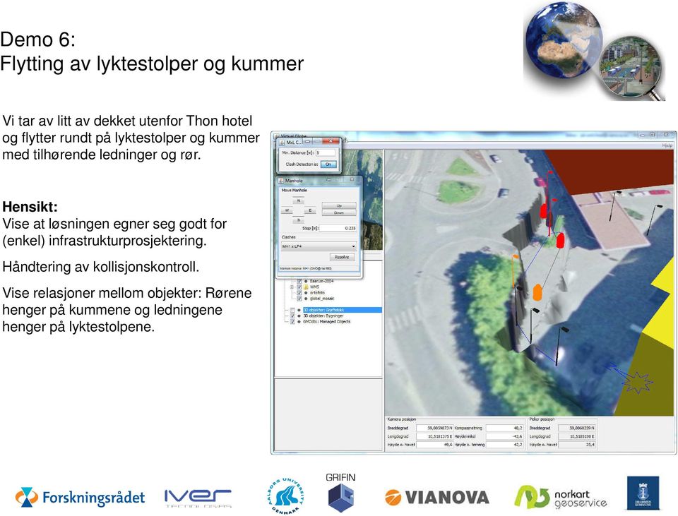 Vise at løsningen egner seg godt for (enkel) infrastrukturprosjektering.