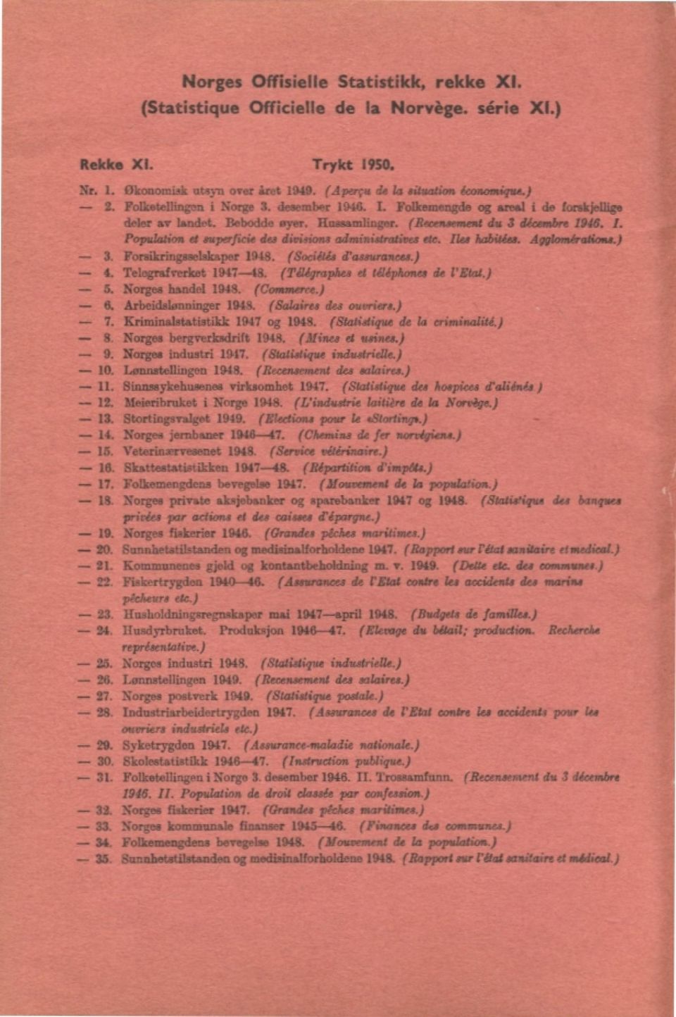 Awlnsércains.) -. Frsikringsselskaper 8. (Sciétés d'assurances.) -. Telegrafverket -8. (Télégraphes et téléphnes de l'etat.) -. Nrges handel 8. (Cmmerce.) -. Arbeidslønninger 8. (Salaires des uvriers.