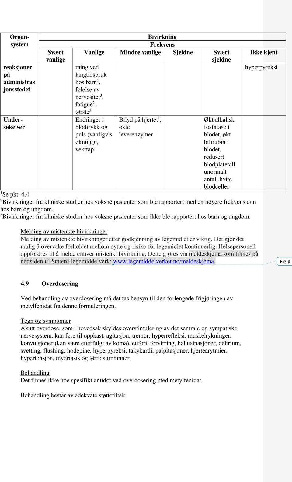 blodplatetall unormalt antall hvite blodceller 1 Se pkt. 4.4. 2 Bivirkninger fra kliniske studier hos voksne pasienter som ble rapportert med en høyere frekvens enn hos barn og ungdom.