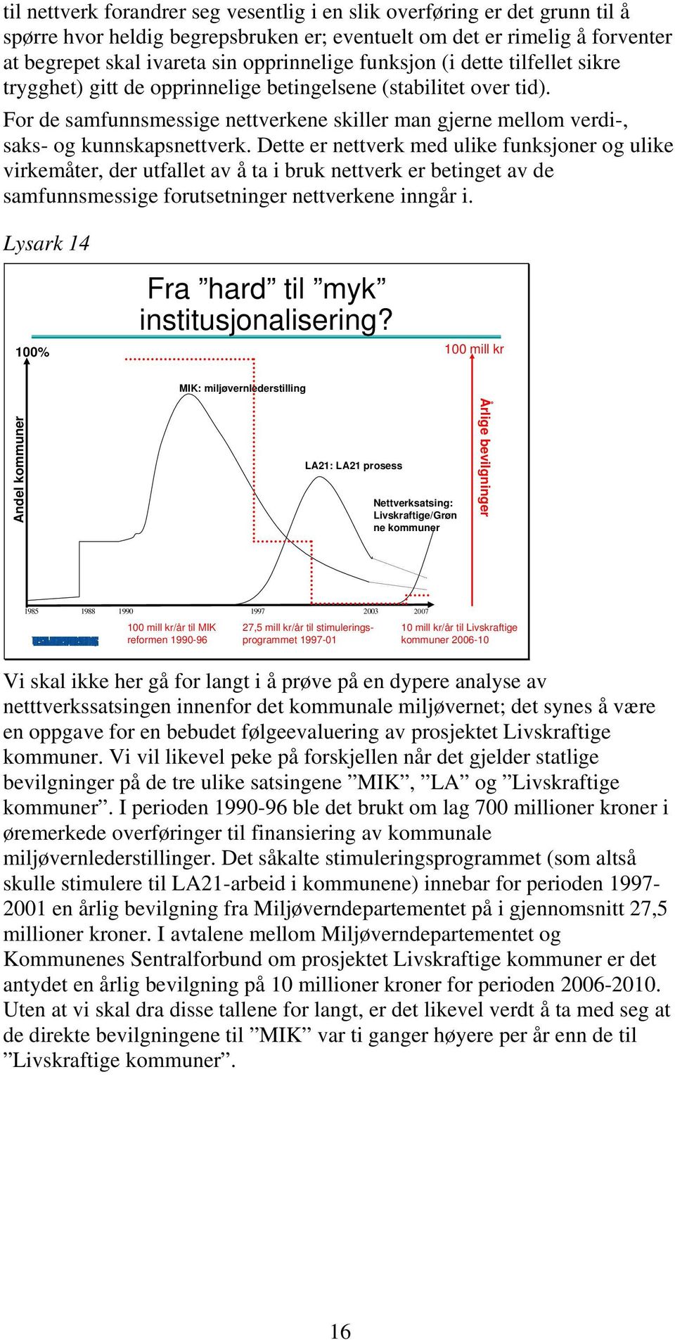 Dette er nettverk med ulike funksjoner og ulike virkemåter, der utfallet av å ta i bruk nettverk er betinget av de samfunnsmessige forutsetninger nettverkene inngår i.