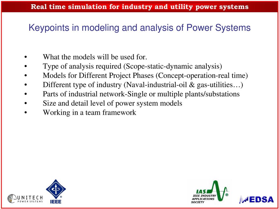 (Concept-operation-real time) Different type of industry (Naval-industrial-oil & gas-utilities ) Parts