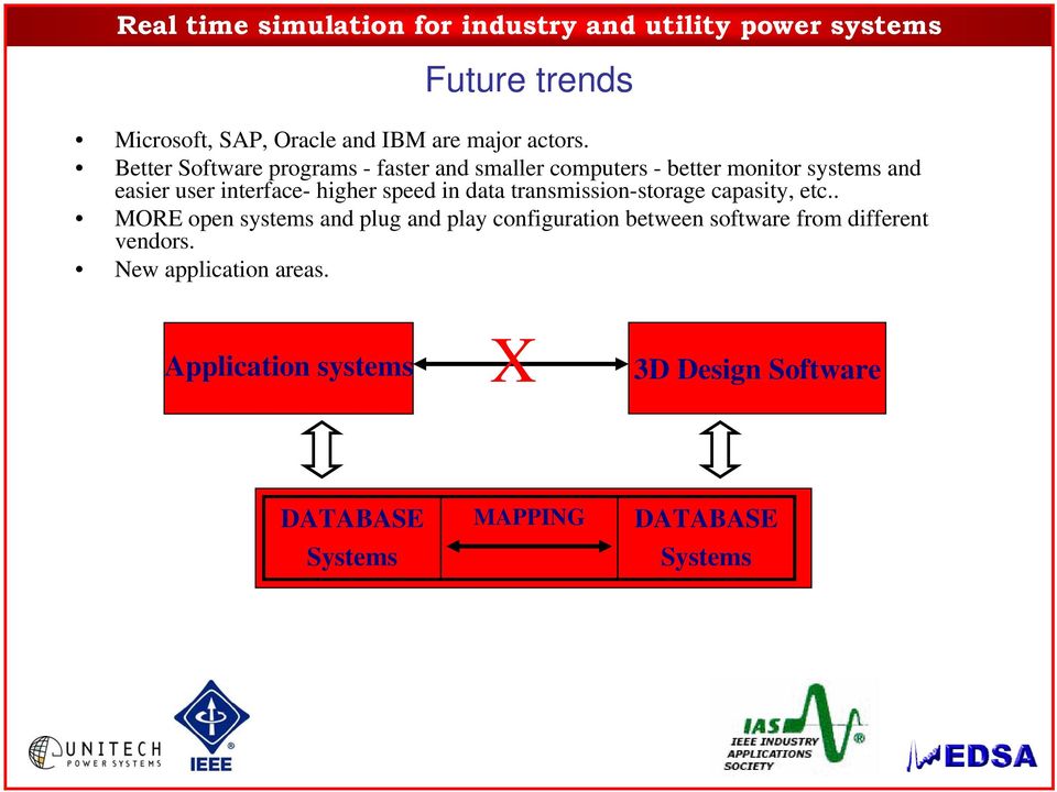 interface- higher speed in data transmission-storage capasity, etc.