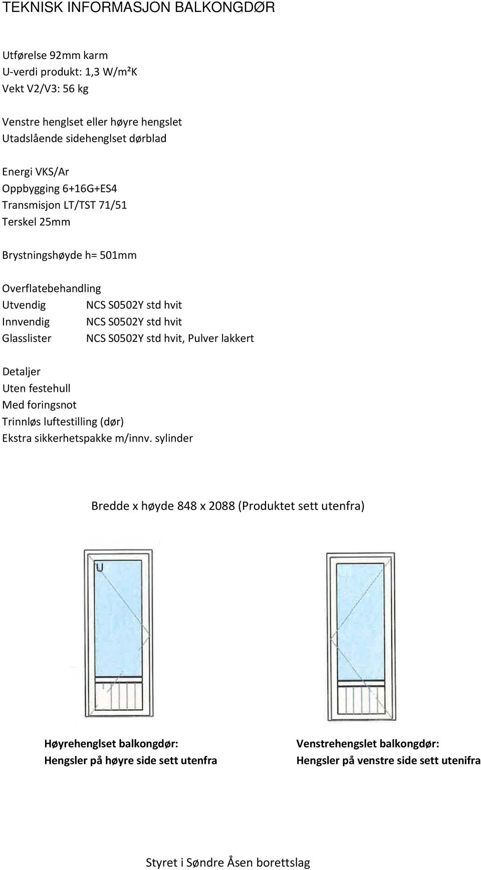 sikkerhetspakke m/innv.