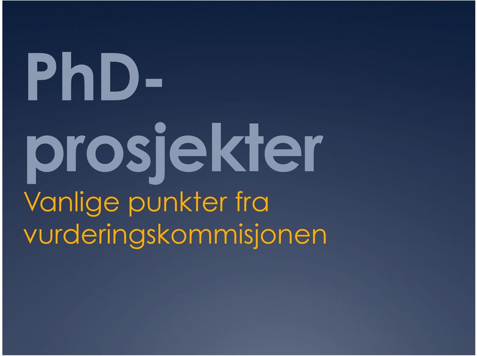 punkter fra