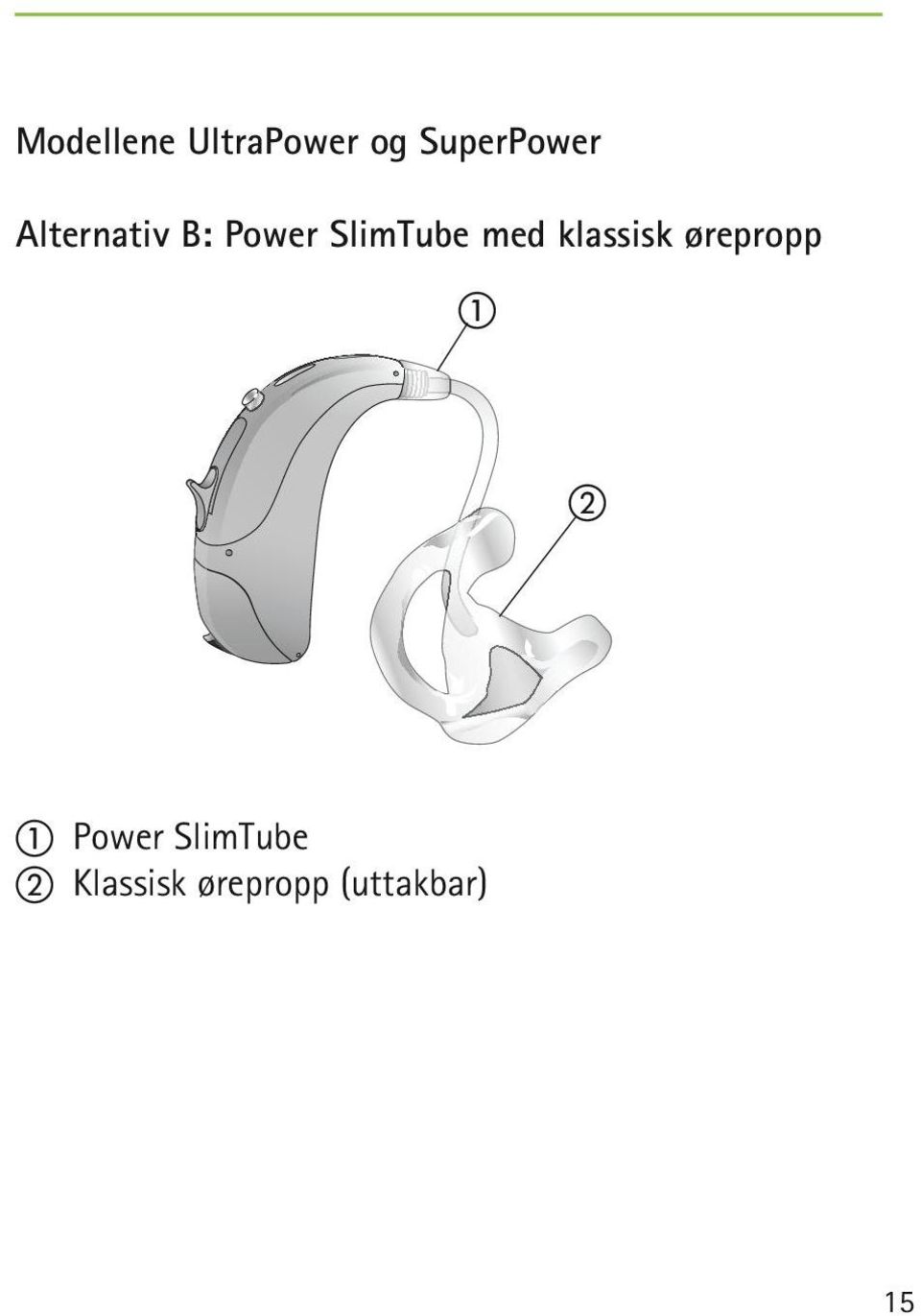 klassisk ørepropp a b a Power