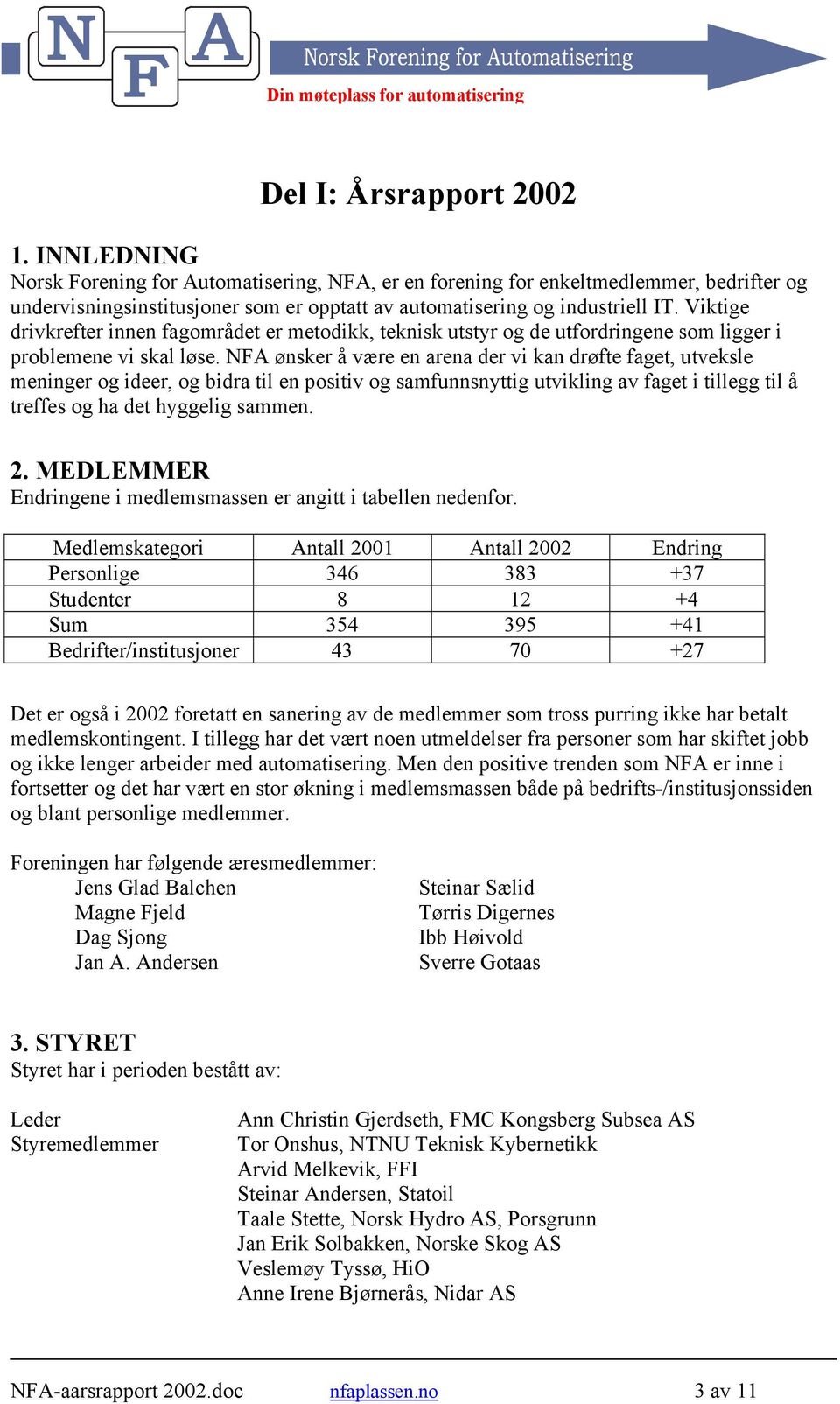 Viktige drivkrefter innen fagområdet er metodikk, teknisk utstyr og de utfordringene som ligger i problemene vi skal løse.