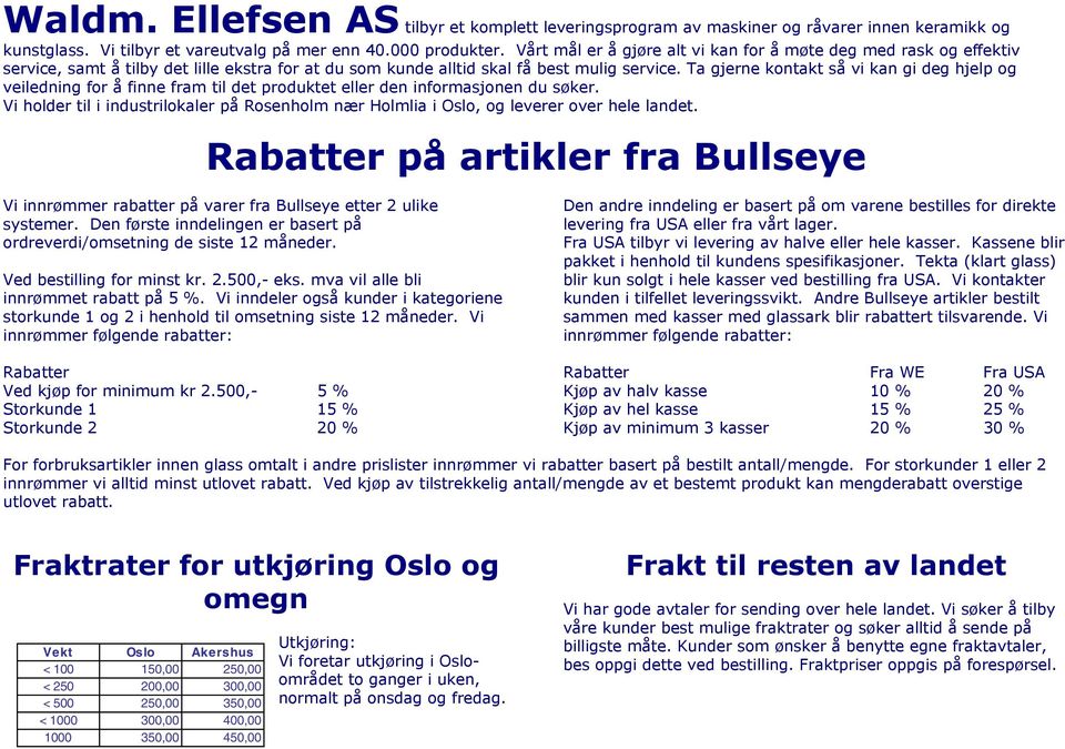 Ta gjerne kontakt så vi kan gi deg hjelp og veiledning for å finne fram til det produktet eller den informasjonen du søker.