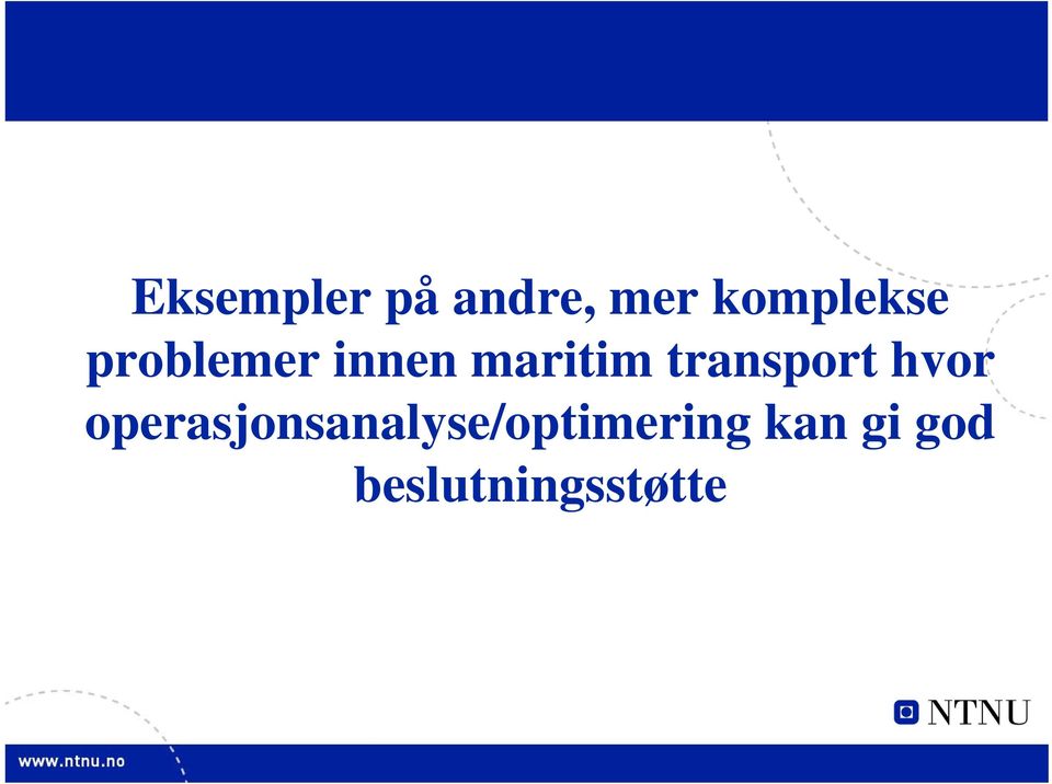 maritim transport hvor