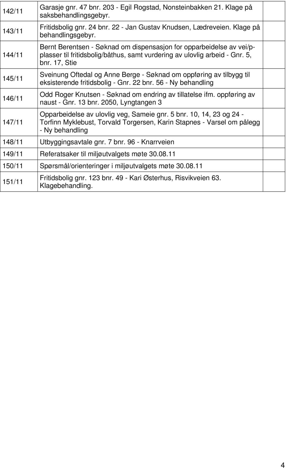 17, Stie Sveinung Oftedal og Anne Berge - Søknad om oppføring av tilbygg til eksisterende fritidsbolig - Gnr. 22 bnr. 56 - Ny behandling Odd Roger Knutsen - Søknad om endring av tillatelse ifm.