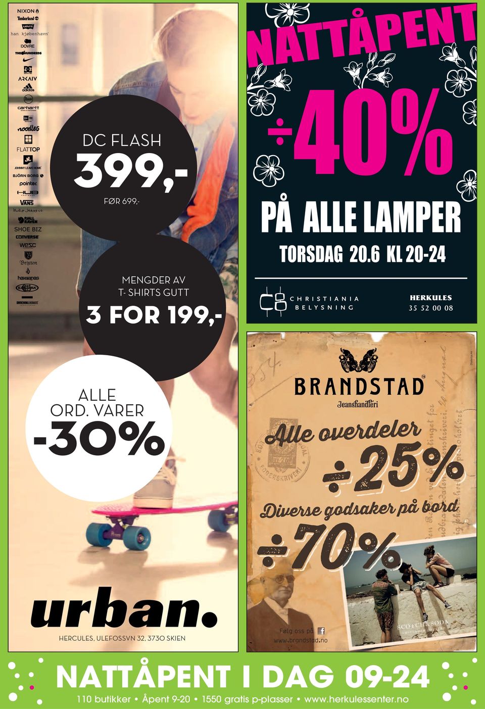 VARER -30% Alle overdeler 25% Diverse godsaker på