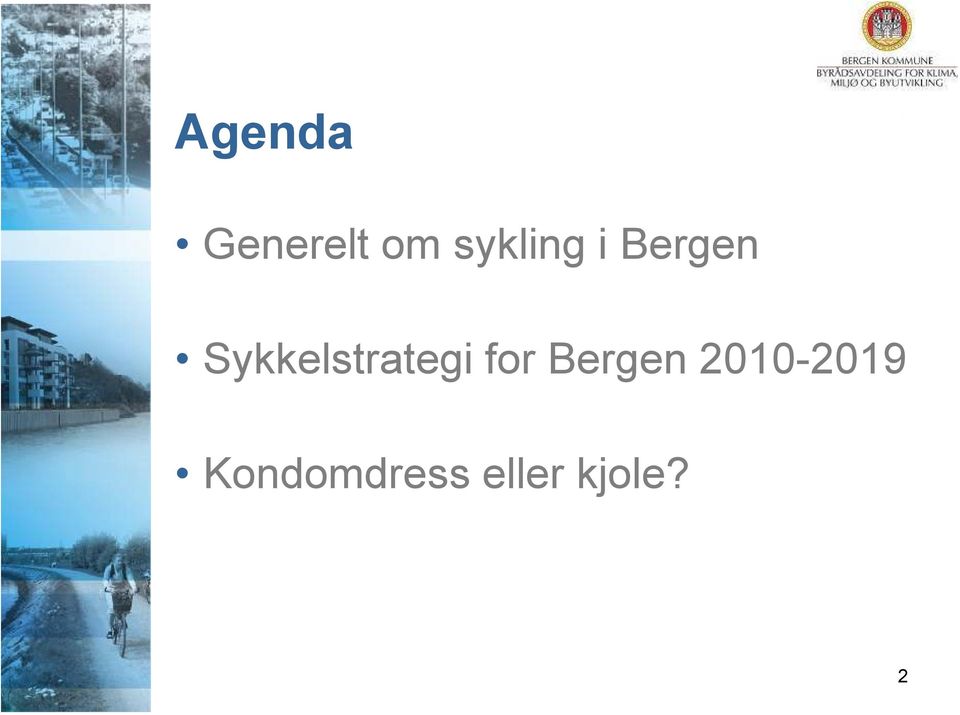 Sykkelstrategi for