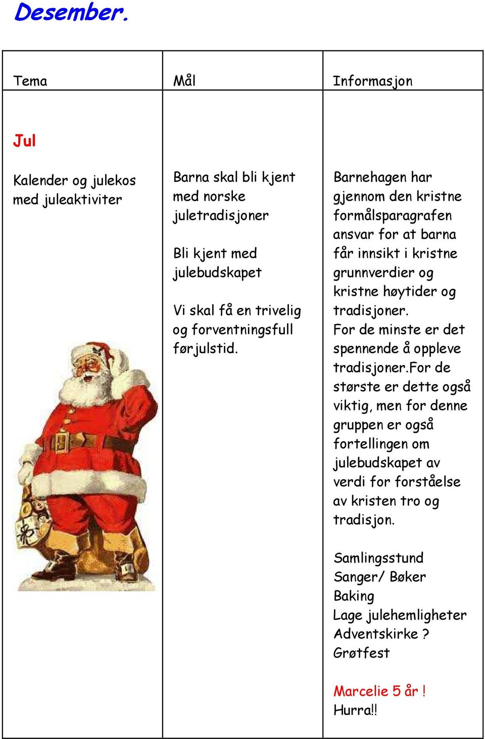 forventningsfull førjulstid.