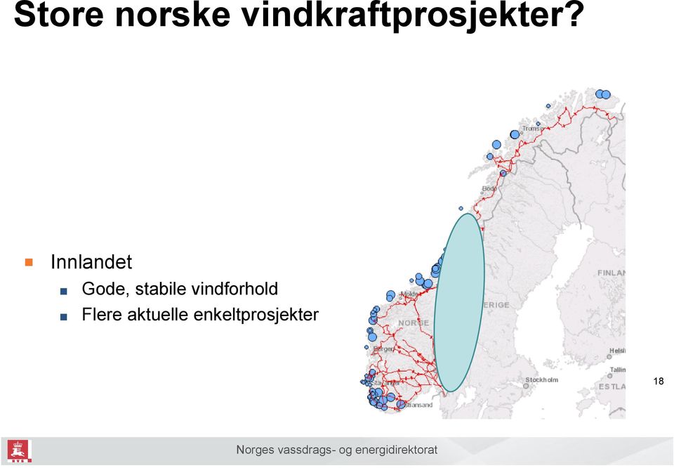 nettsituasjon Fosen/Snillfjord: Konsesjon til 1475 MW Ventes 1000
