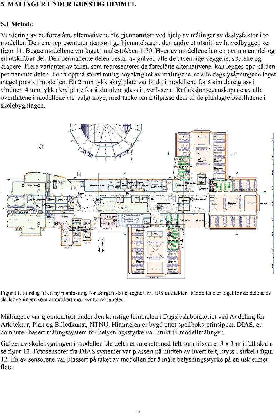 Hver av modellene har en permanent del og en utskiftbar del. Den permanente delen består av gulvet, alle de utvendige veggene, søylene og dragere.