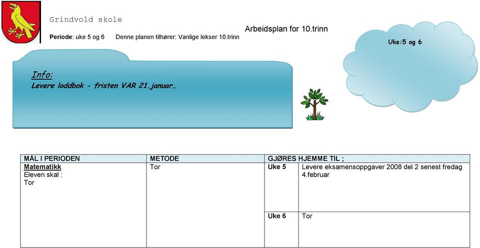 januar Matematikk Tor Tor Levere