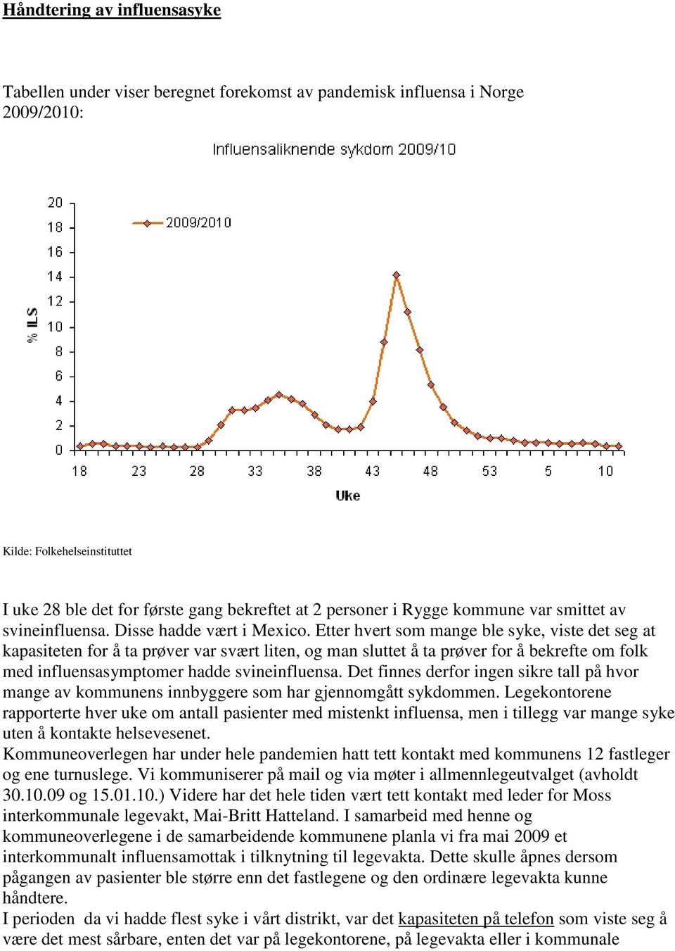 Etter hvert som mange ble syke, viste det seg at kapasiteten for å ta prøver var svært liten, og man sluttet å ta prøver for å bekrefte om folk med influensasymptomer hadde svineinfluensa.