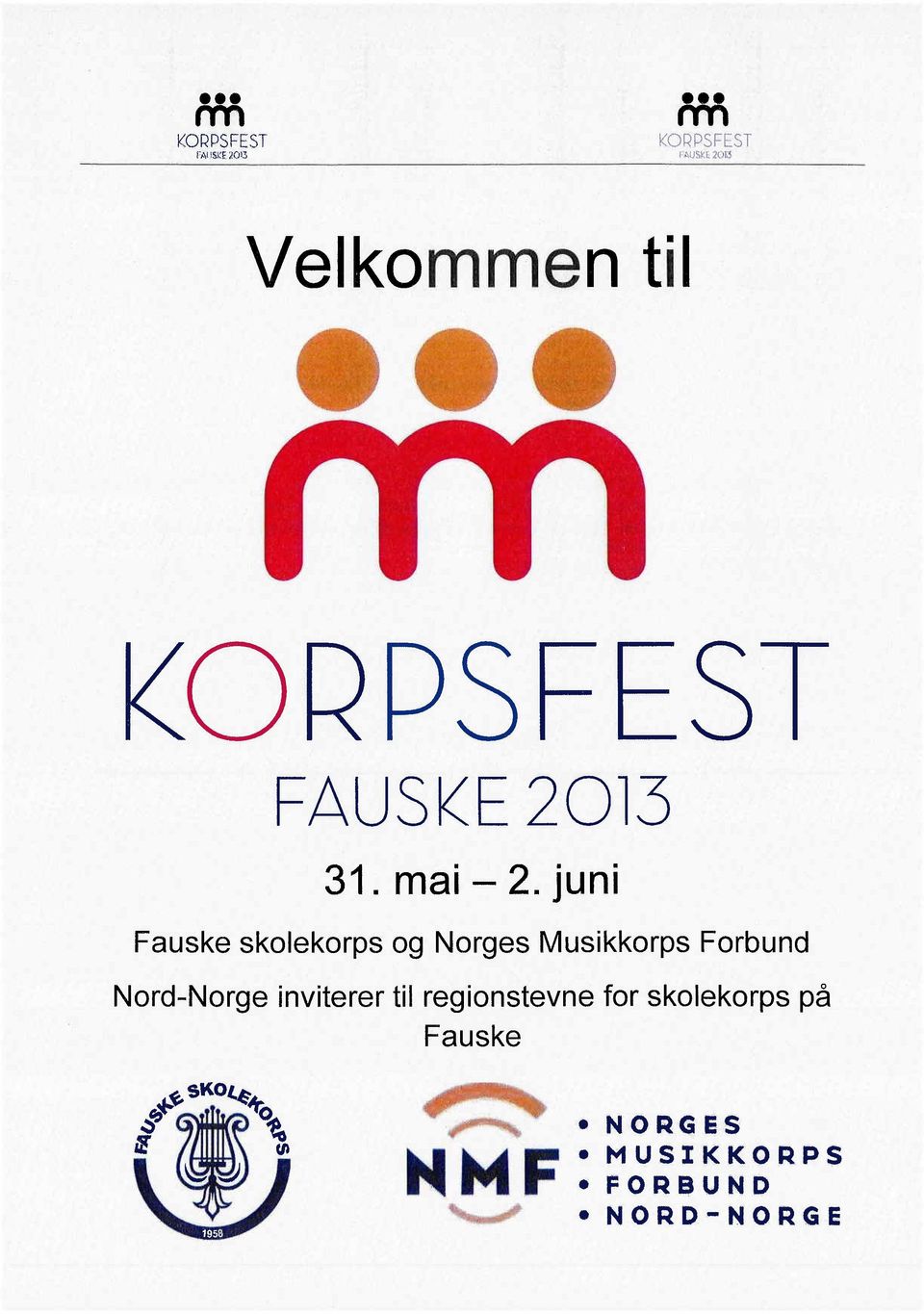 juni Fauske skolekorps og Norges Musikkorps Forbund Nord-Norge