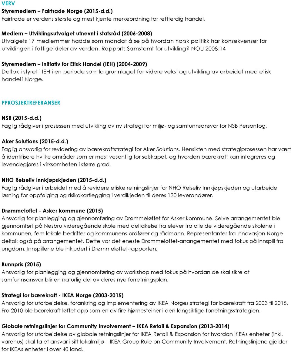 Rapport: Samstemt for utvikling?