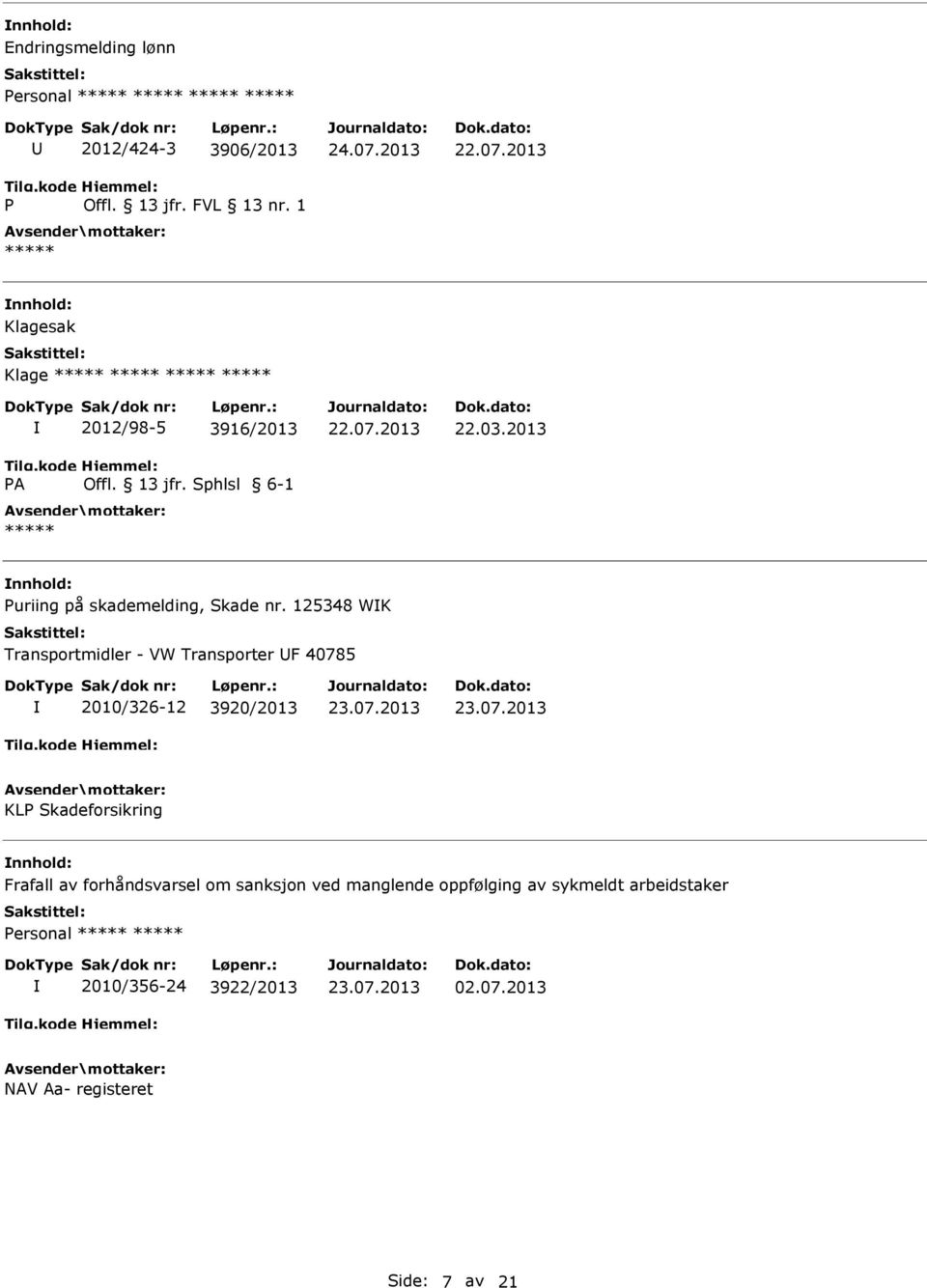 125348 WK Transportmidler - VW Transporter F 4078