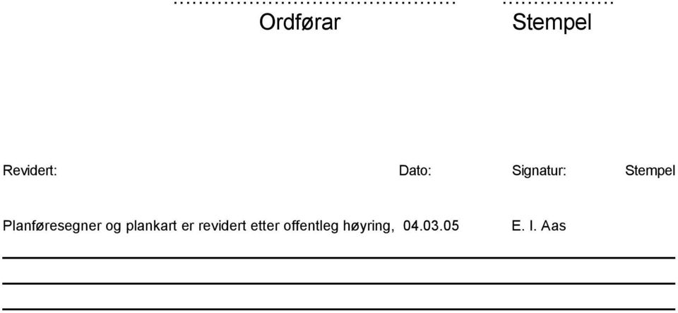 Planføresegner og plankart er