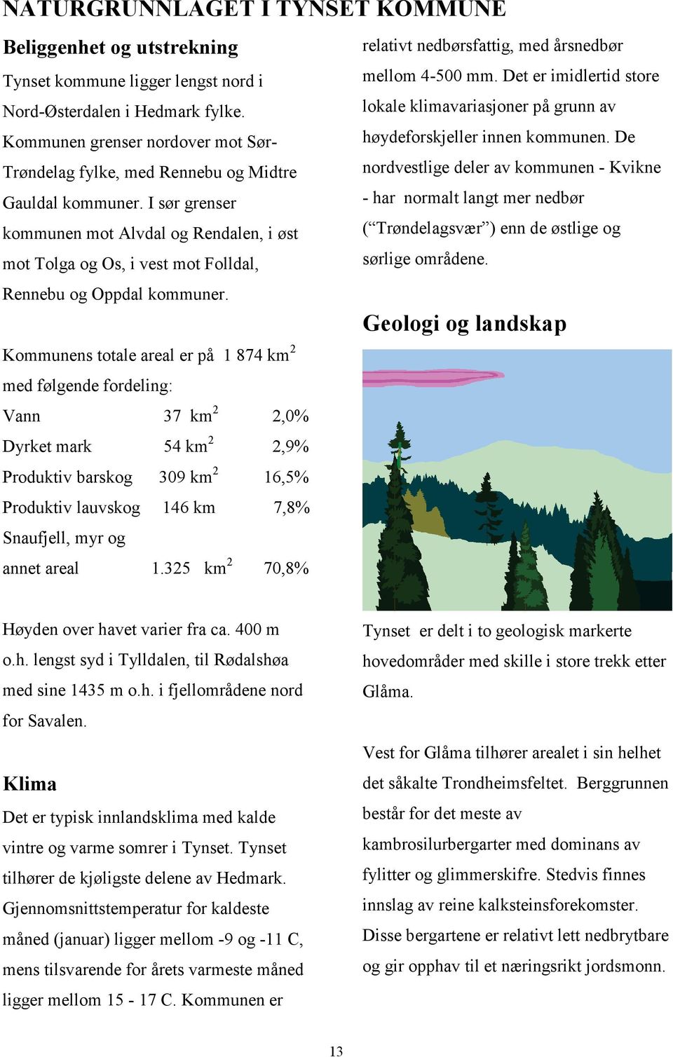 I sør grenser kommunen mot Alvdal og Rendalen, i øst mot Tolga og Os, i vest mot Folldal, Rennebu og Oppdal kommuner.