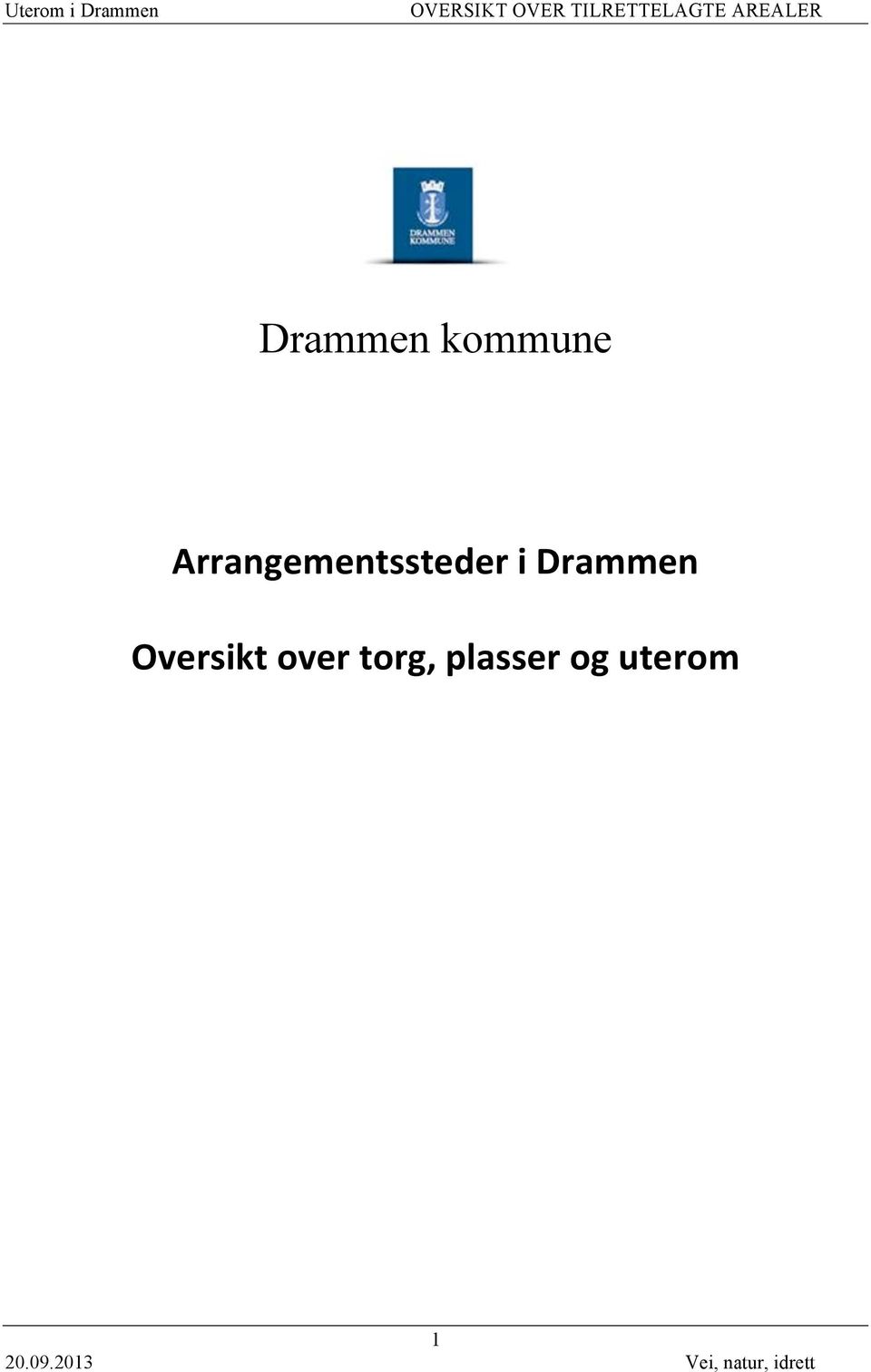 Arrangementssteder i Drammen