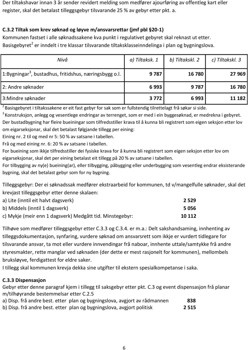 3 1:Bygningar 3, bustadhus, fritidshus, næringsbygg o.l.