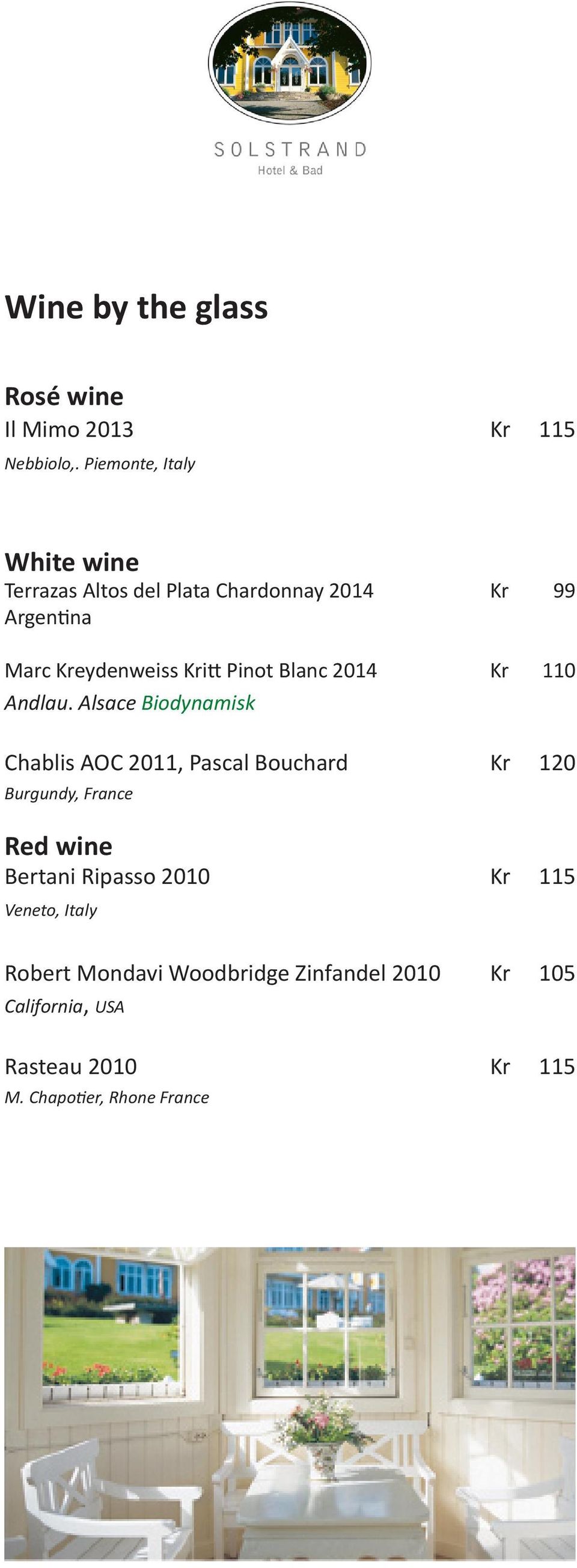 Pinot Blanc 2014 Kr 110 Andlau.