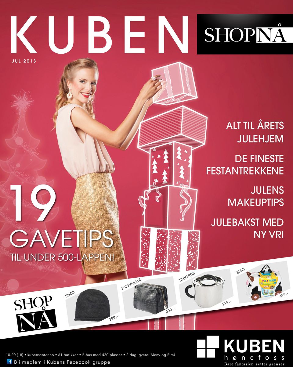 JULENS MAKEUPTIPS JULEBAKST MED NY VRI ENZO 399,- 299,- PARFYMELLE 299,-