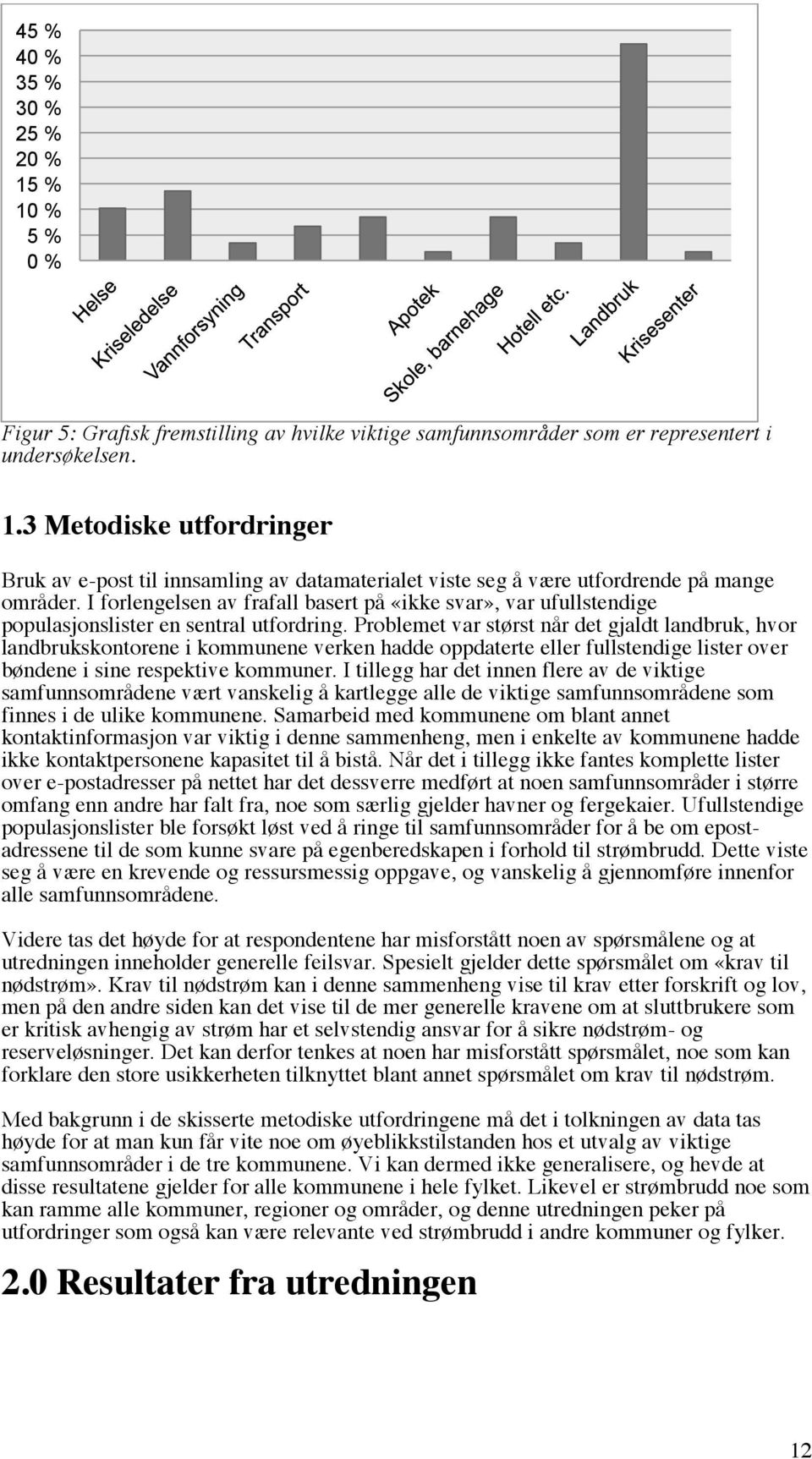 Problemet var størst når det gjaldt landbruk, hvor landbrukskontorene i kommunene verken hadde oppdaterte eller fullstendige lister over bøndene i sine respektive kommuner.