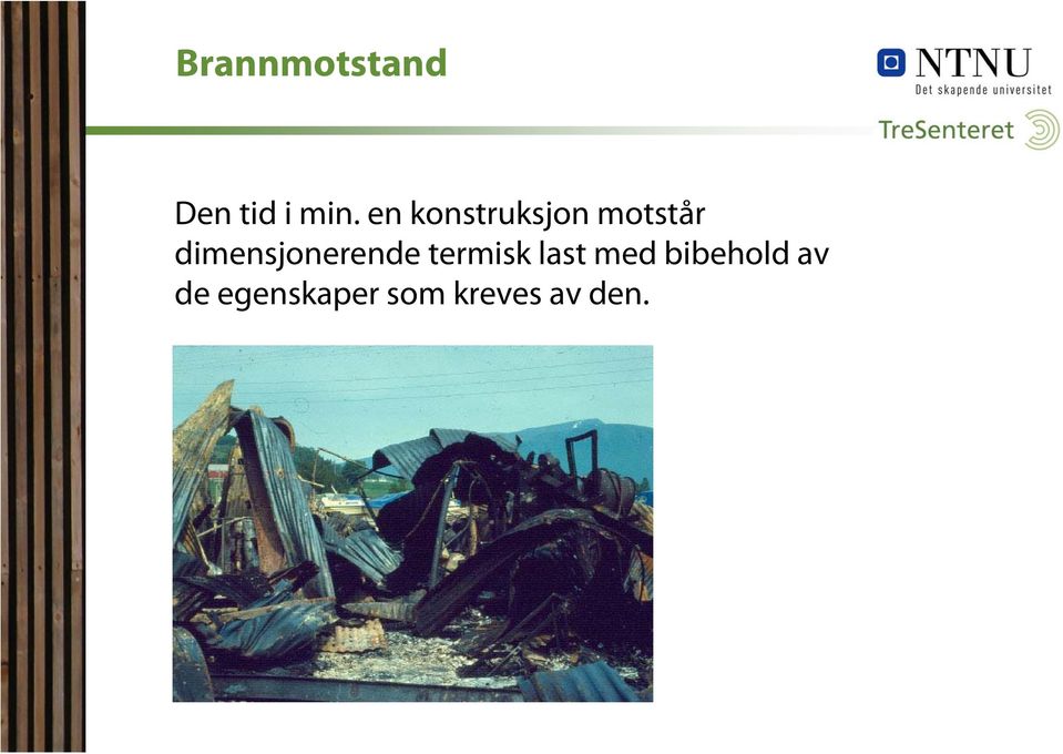 dimensjonerende termisk last med