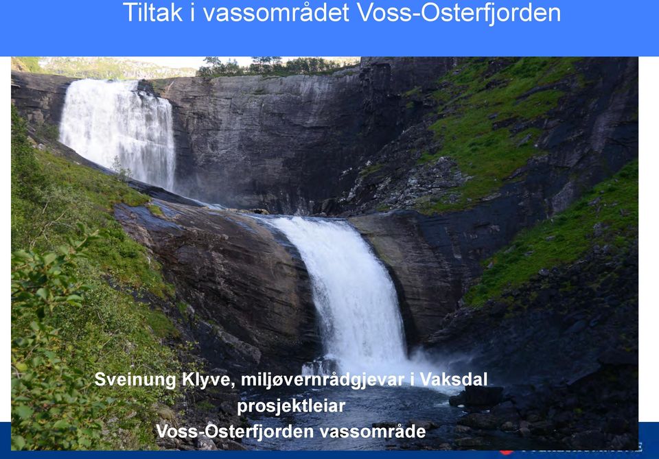 Vaksdal Sveinung Klyve, prosjektleiar