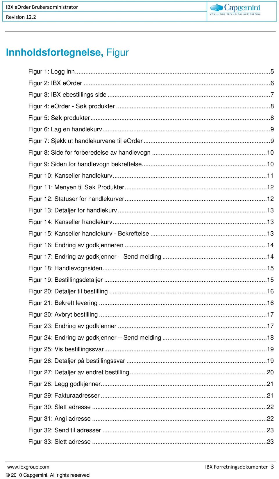 .. 10 Figur 10: Kanseller handlekurv... 11 Figur 11: Menyen til Søk Produkter... 12 Figur 12: Statuser for handlekurver... 12 Figur 13: Detaljer for handlekurv... 13 Figur 14: Kanseller handlekurv.