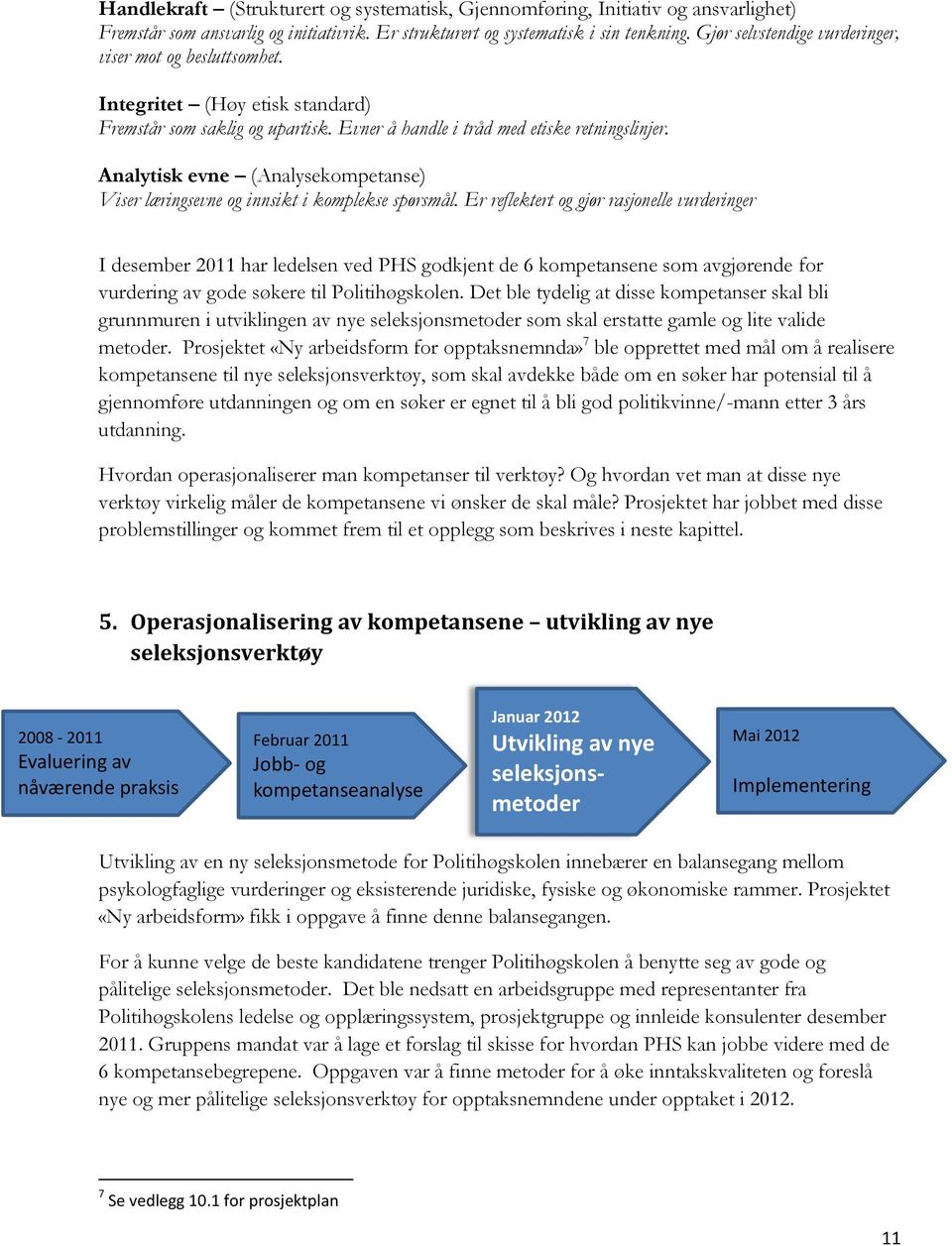 Analytisk evne (Analysekompetanse) Viser læringsevne og innsikt i komplekse spørsmål.