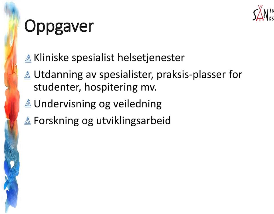 for studenter, hospitering mv.