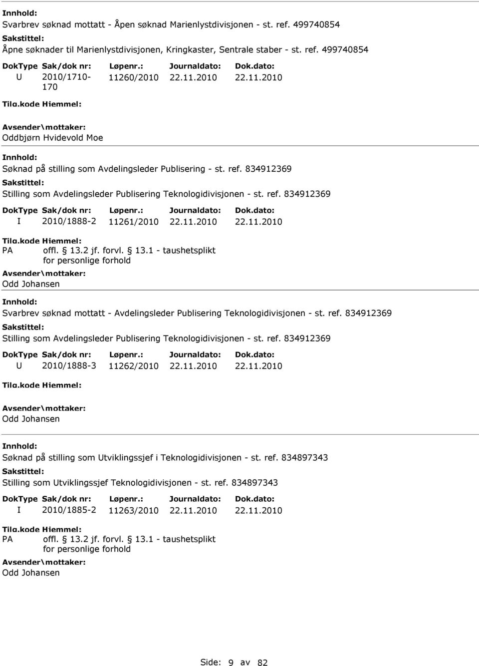 834912369 Stilling som Avdelingsleder Publisering Teknologidivisjonen - st. ref.