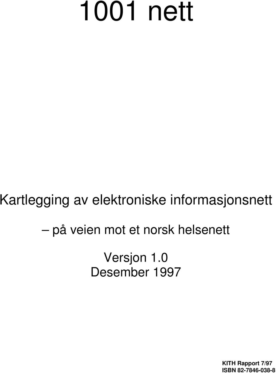 norsk helsenett Versjon 1.