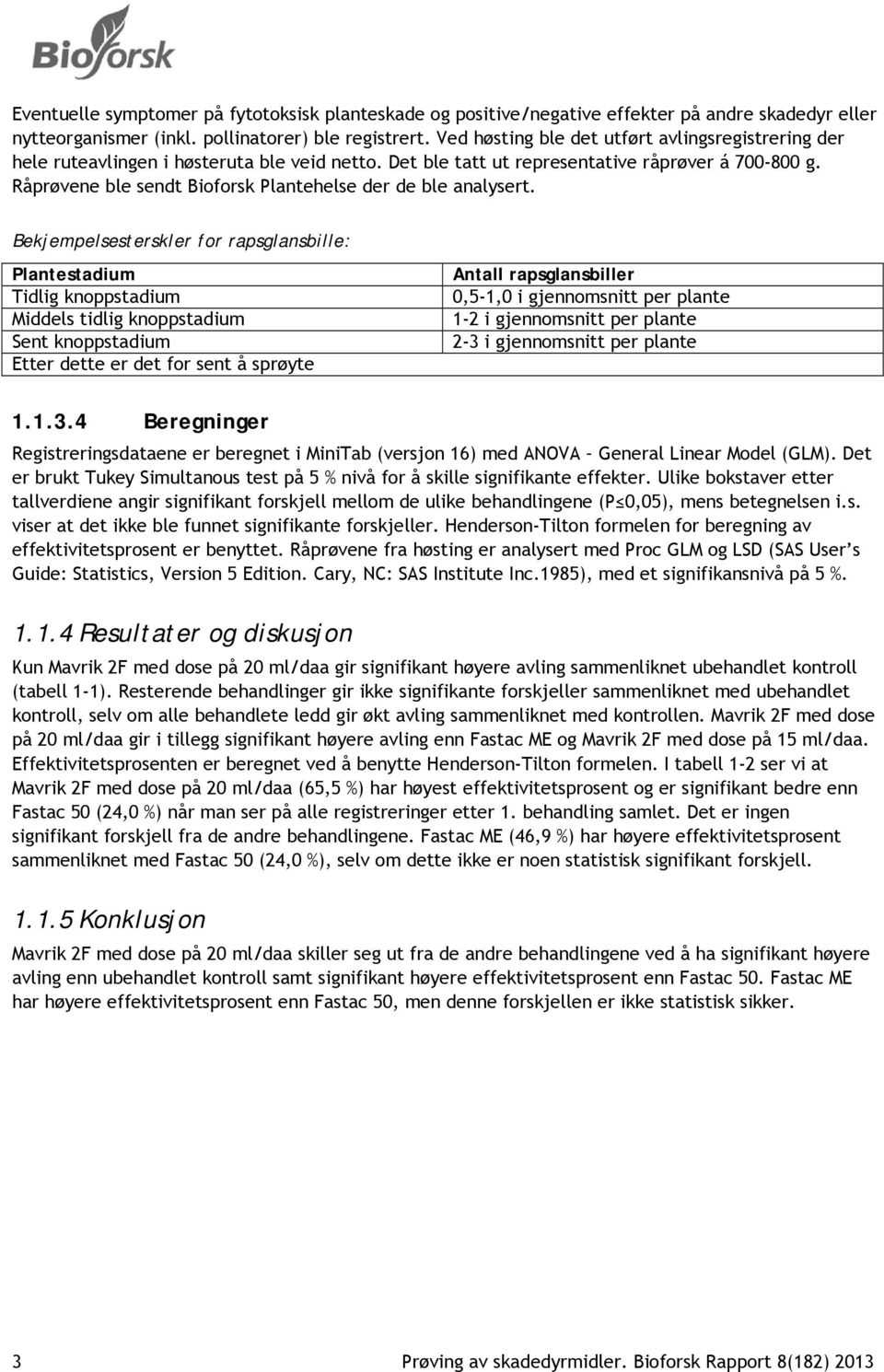 Råprøvene ble sendt Bioforsk Plantehelse der de ble analysert.