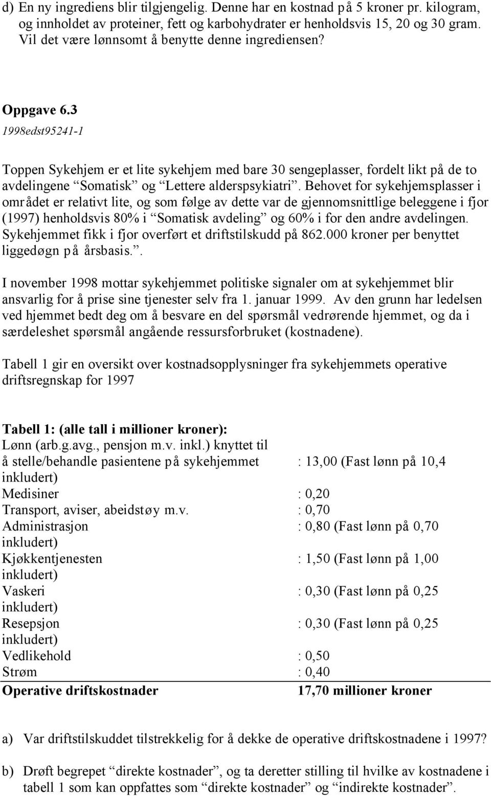 3 1998edst95241-1 Toppen Sykehjem er et lite sykehjem med bare 30 sengeplasser, fordelt likt på de to avdelingene Somatisk og Lettere alderspsykiatri.