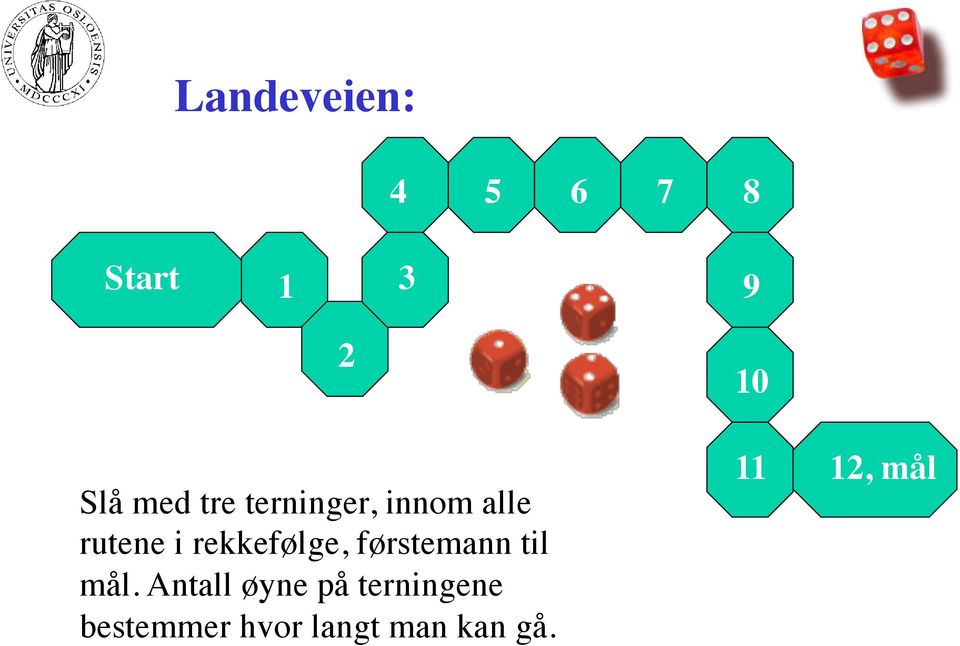 førstemann til mål.