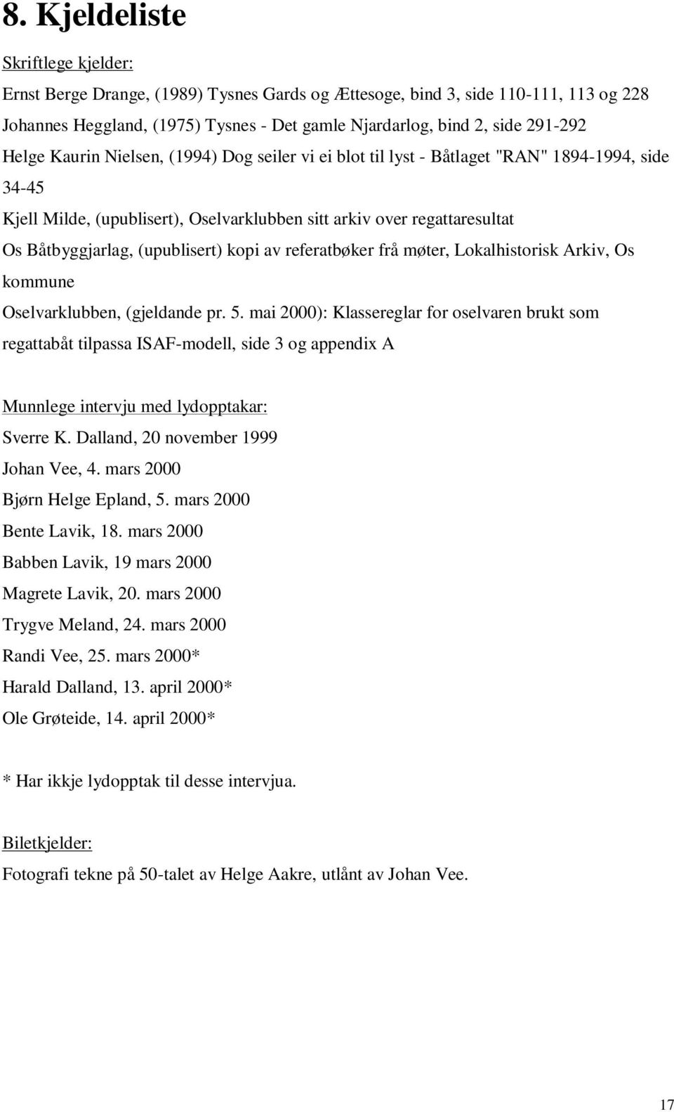 (upublisert) kopi av referatbøker frå møter, Lokalhistorisk Arkiv, Os kommune Oselvarklubben, (gjeldande pr. 5.