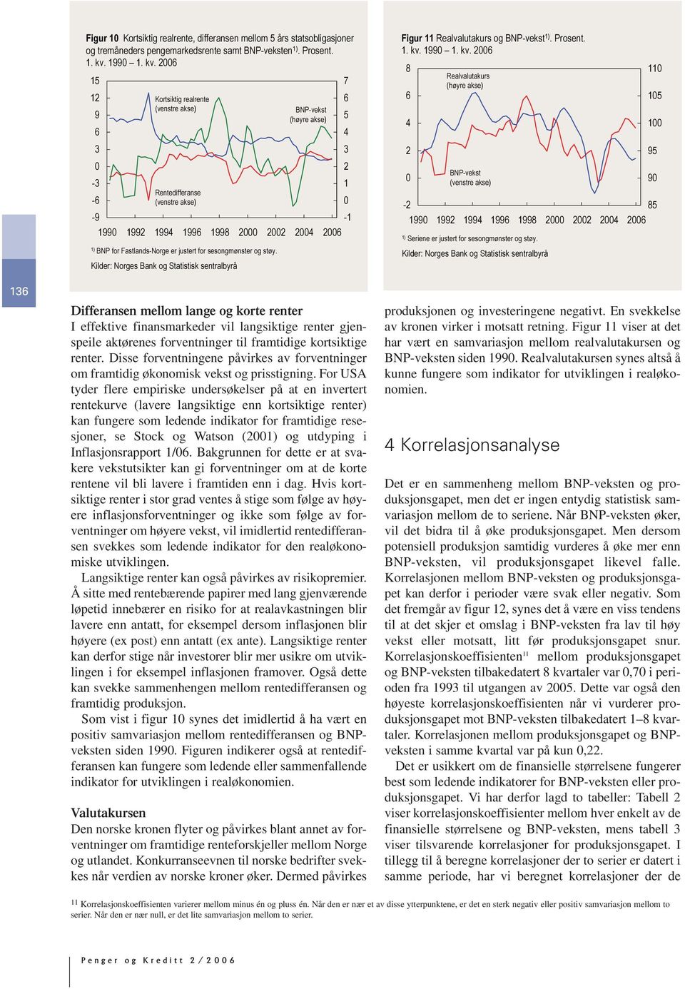 Differansen mellom lange og korte renter I effektive finansmarkeder vil langsiktige renter gjenspeile aktørenes forventninger til framtidige kortsiktige renter.